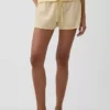 PyjamasShorts i skrynklig gasväv