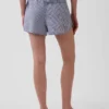 PyjamasShorts i skrynklig gasväv