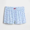 PyjamasShorts i återvunnen ribbstickad tröja för barn