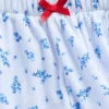 PyjamasShorts i återvunnen ribbstickad tröja för barn