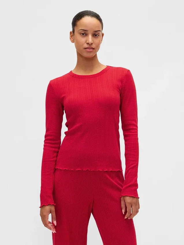 Pyjamasöverdel i pointelle