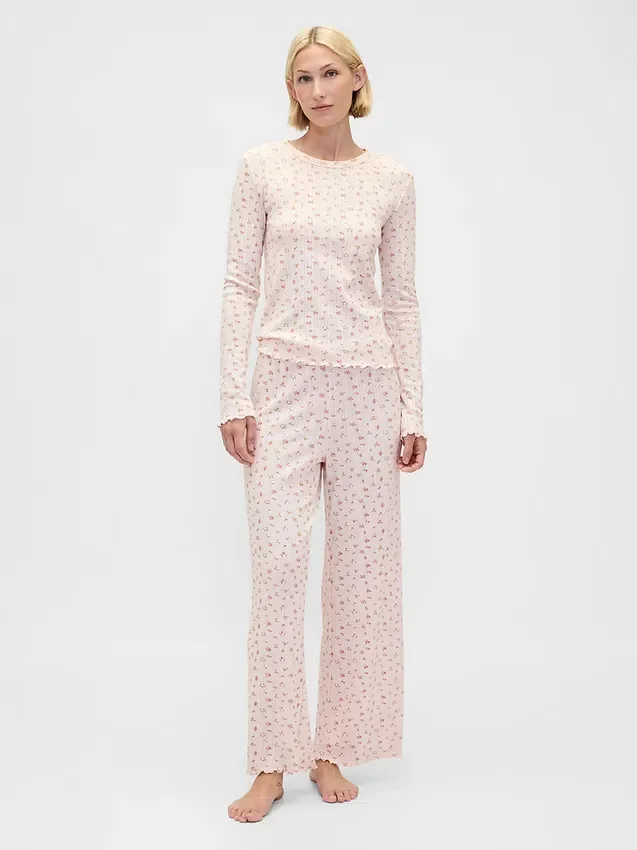 Pyjamasöverdel i pointelle