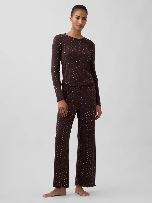 Pyjamasöverdel i pointelle