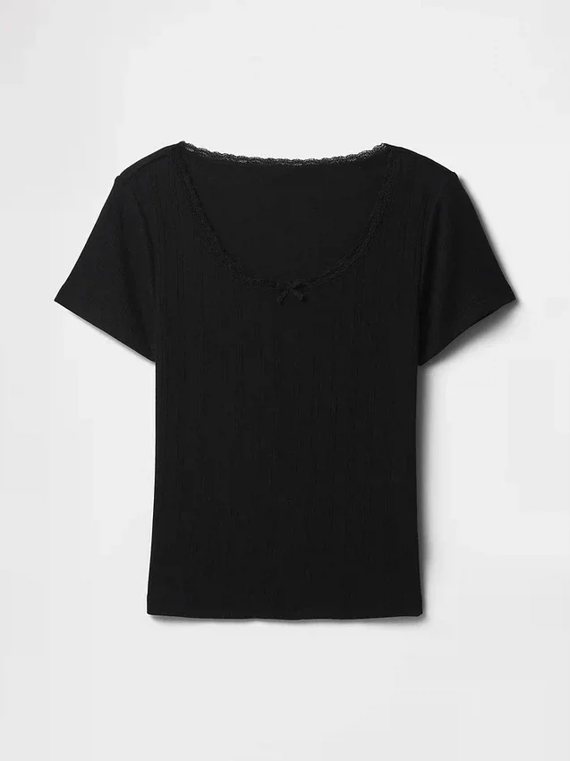 Pyjamasöverdel i pointelle