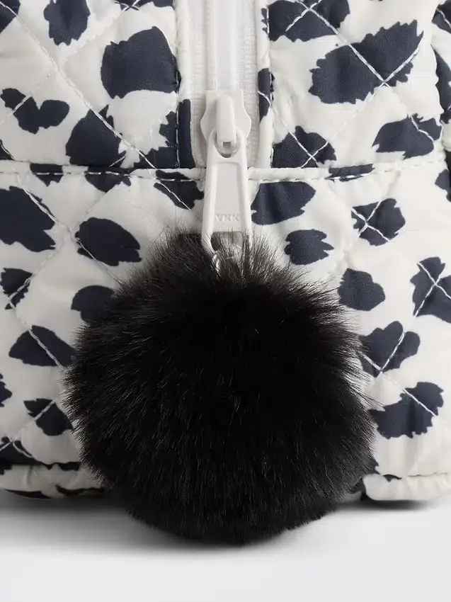 Quiltad väska med tryck för barn