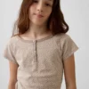 Raglan-henley-T-shirt för barn