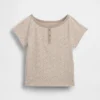 Raglan-henley-T-shirt för barn