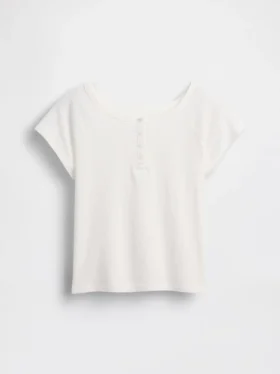 Raglan-henley-T-shirt för barn