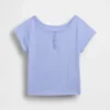 Raglan-henley-T-shirt för barn