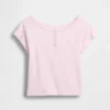Raglan-henley-T-shirt för barn