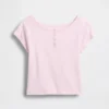 Raglan-henley-T-shirt för barn