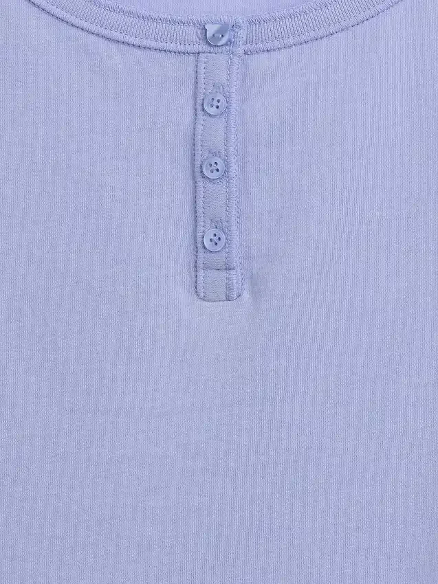 Raglan-henley-T-shirt för barn