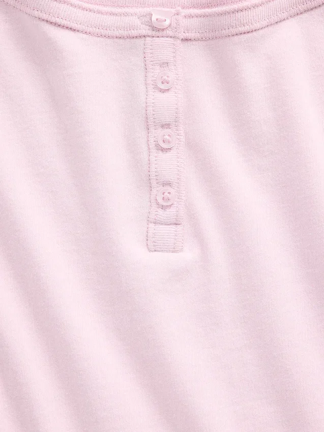 Raglan-henley-T-shirt för barn