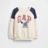 Raglan-tröja med Snoopy-logotyp för Baby & Småbarn