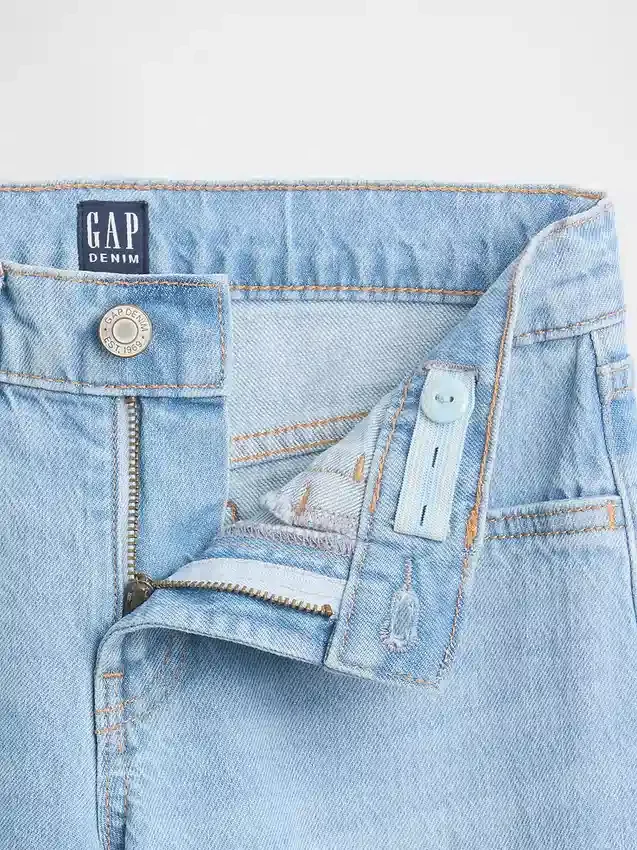 Raka jeans med låg midja för barn