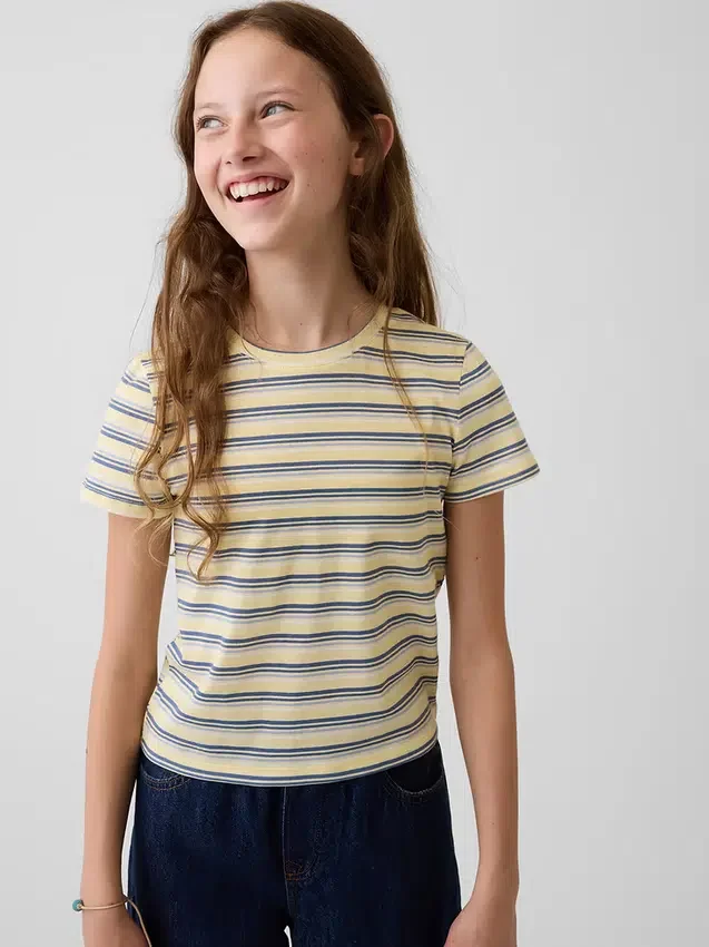 Randig T-shirt för barn