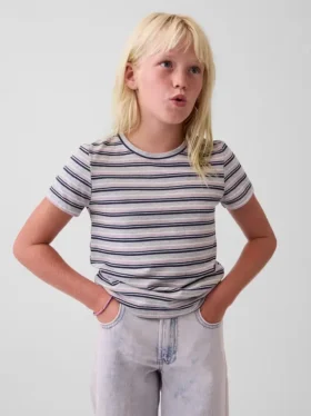 Randig T-shirt för barn
