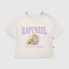 Rapunzel-T-shirt med tryck för småbarn