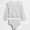 Rashguard-baddräkt i två delar för Baby & Småbarn