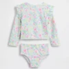 Rashguard-baddräkt i två delar för Baby & Småbarn