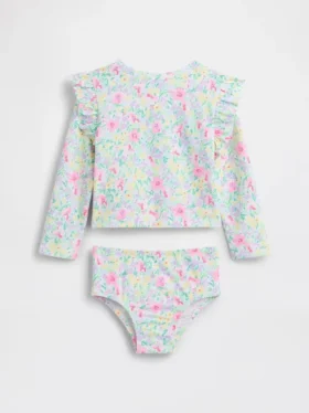 Rashguard-baddräkt i två delar för Baby & Småbarn