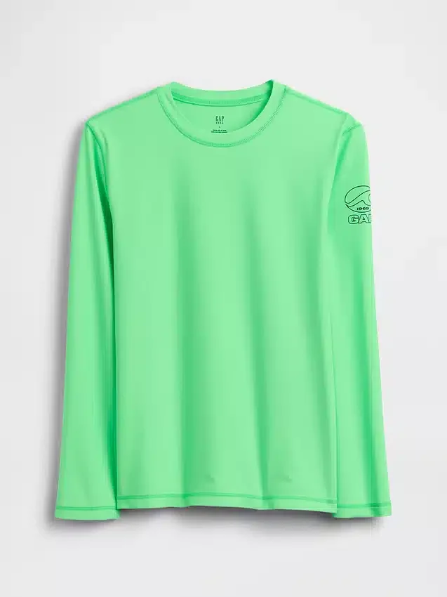 Rashguard med logotyp för barn