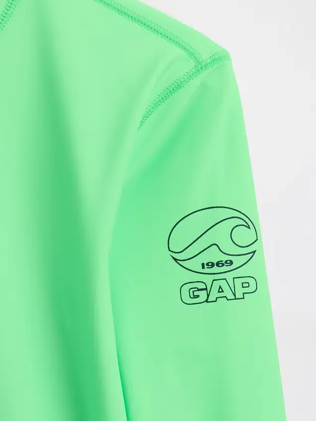 Rashguard med logotyp för barn