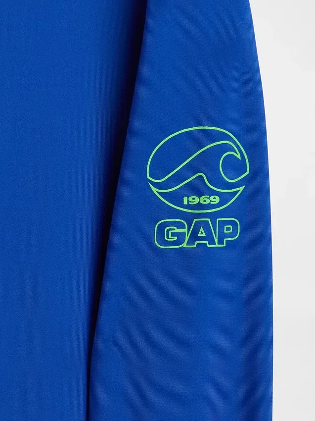 Rashguard med logotyp för barn