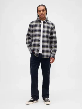 Relaxade raka byxor i corduroy