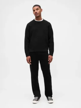 Relaxade raka byxor i corduroy