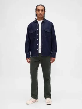 Relaxade raka byxor i corduroy