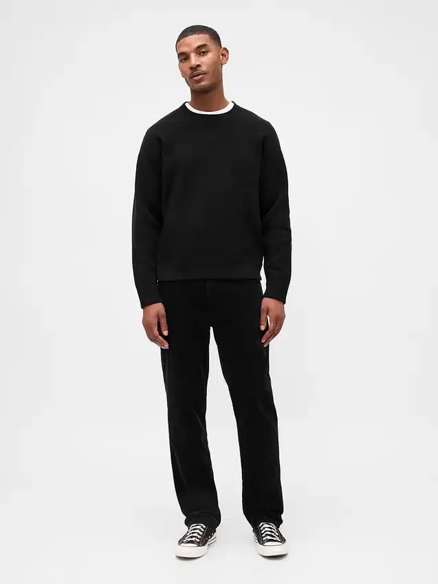 Relaxade raka byxor i corduroy