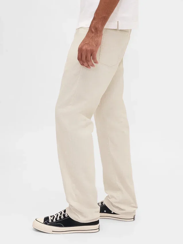 Relaxade raka byxor i corduroy
