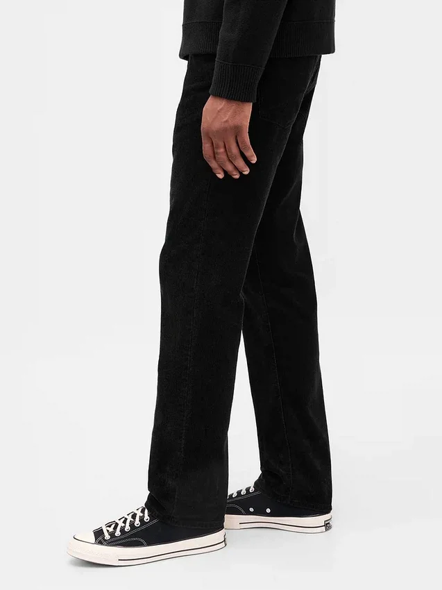 Relaxade raka byxor i corduroy