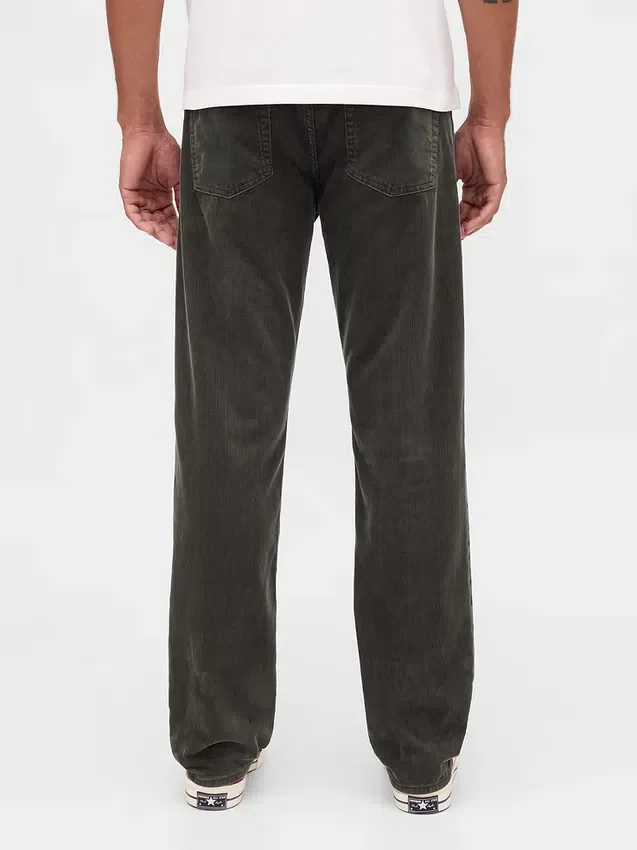 Relaxade raka byxor i corduroy