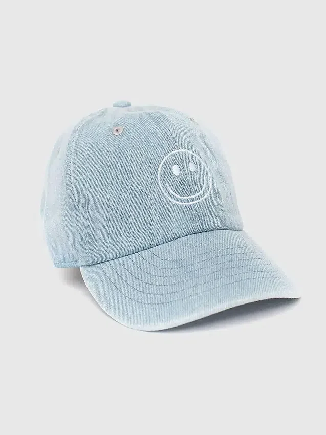 Rey to Z-hatt med smiley för barn och småbarn