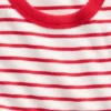 Ribbad tanktop med rund hals för barn