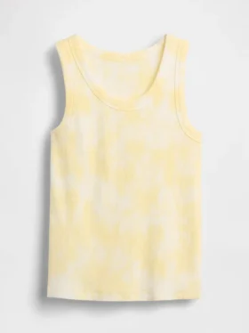 Ribbad tie-dye-linne för barn