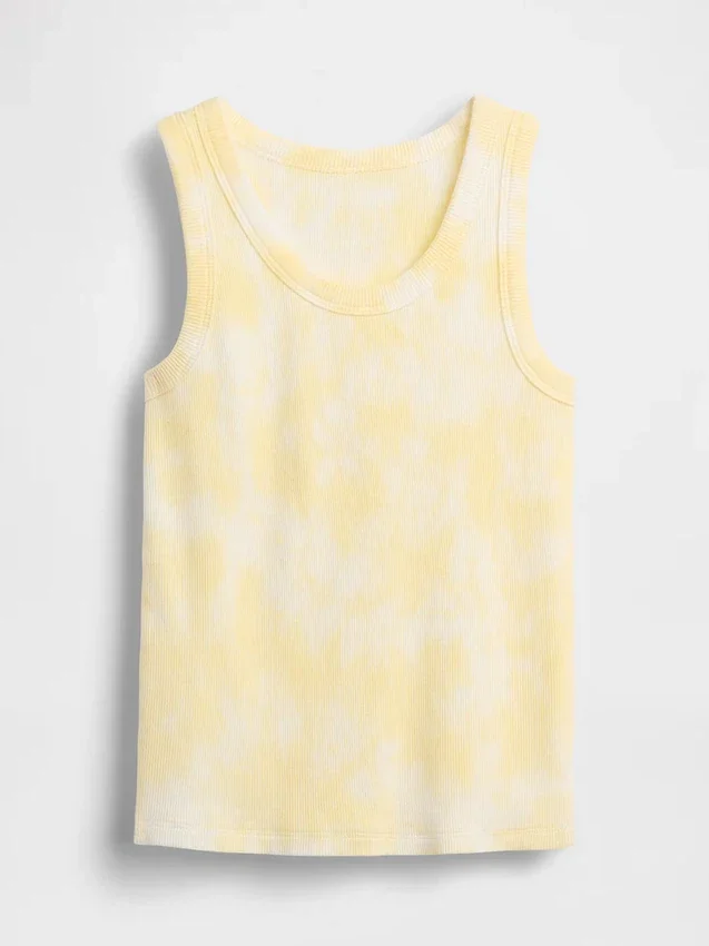 Ribbad tie-dye-linne för barn
