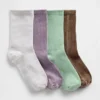 Ribbade strumpor för barn (4-pack)