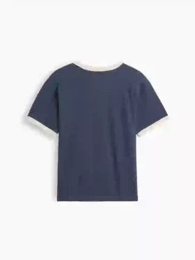 Ringer-T-shirt med tryck för barn i avslappnad passform med New York-motiv