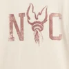 Ringer-T-shirt med tryck för barn i avslappnad passform med New York-motiv