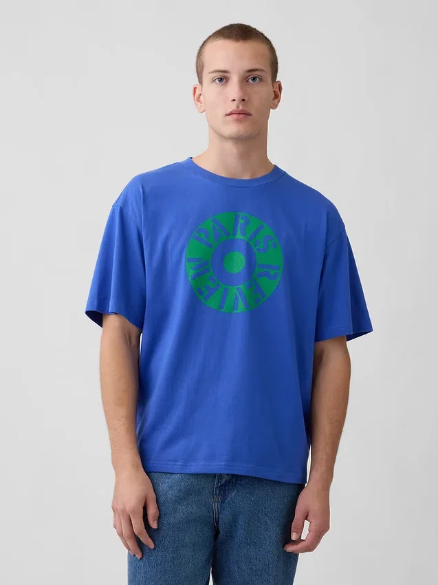 Robert Indiana Oversized Graphic T-shirt