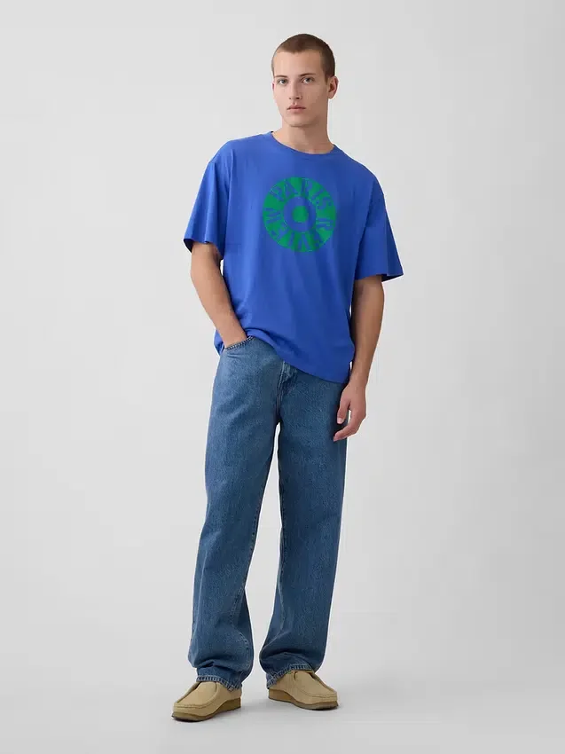 Robert Indiana Oversized Graphic T-shirt