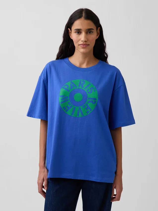 Robert Indiana Oversized Graphic T-shirt