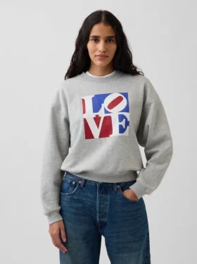 Robert Indiana Vintagesoft Love-tröja