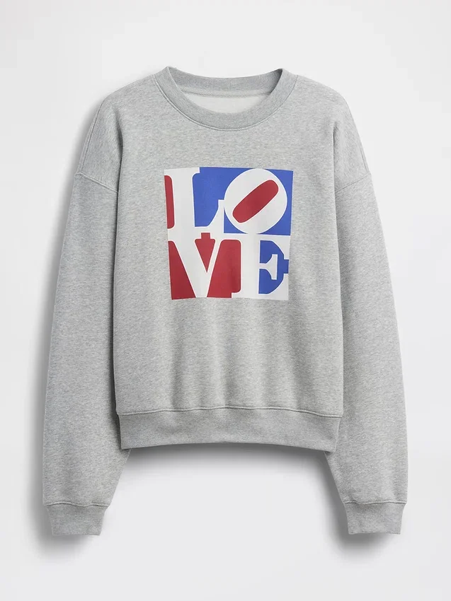 Robert Indiana Vintagesoft Love-tröja