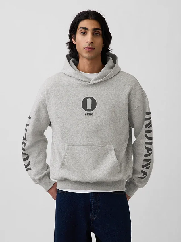 Robert Indiana Vintagesoft-tröja med huva