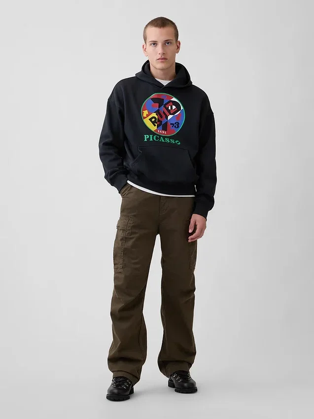 Robert Indiana Vintagesoft-tröja med huva