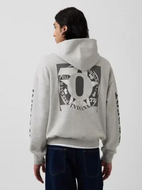 Robert Indiana Vintagesoft-tröja med huva